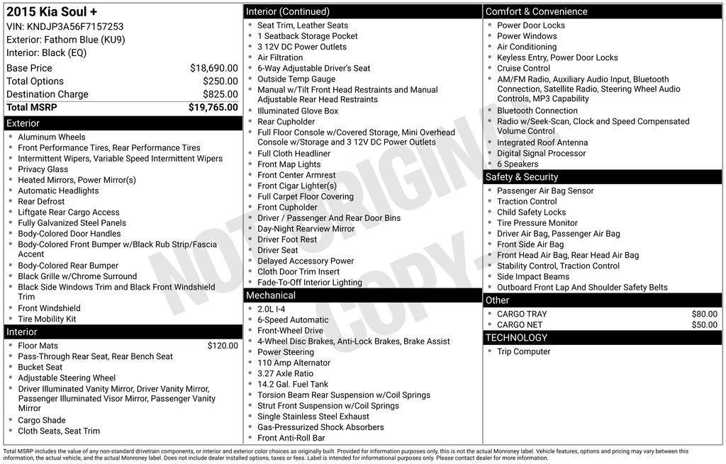 used 2015 Kia Soul car, priced at $9,199