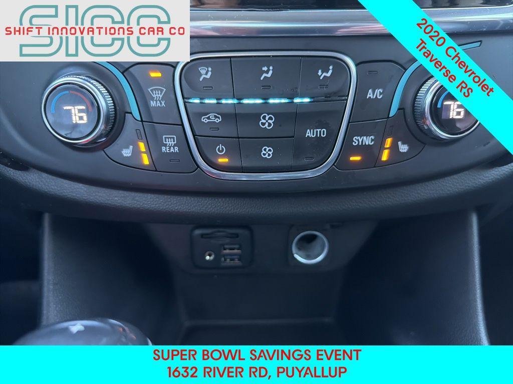 used 2020 Chevrolet Traverse car, priced at $21,594