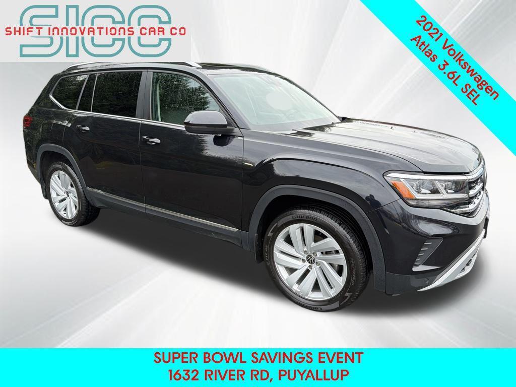 used 2021 Volkswagen Atlas car, priced at $22,785