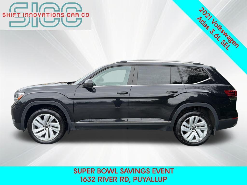 used 2021 Volkswagen Atlas car, priced at $22,785