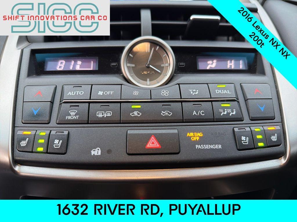 used 2016 Lexus NX 200t car, priced at $18,956