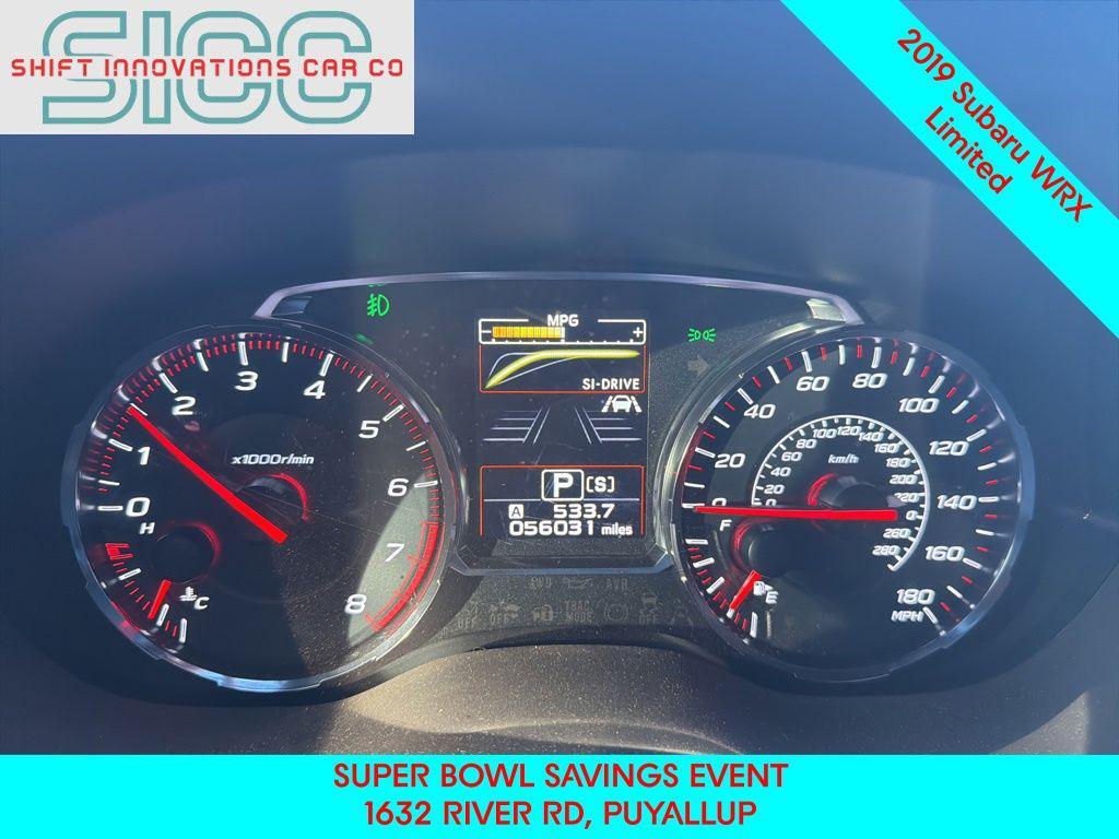 used 2019 Subaru WRX car, priced at $24,714