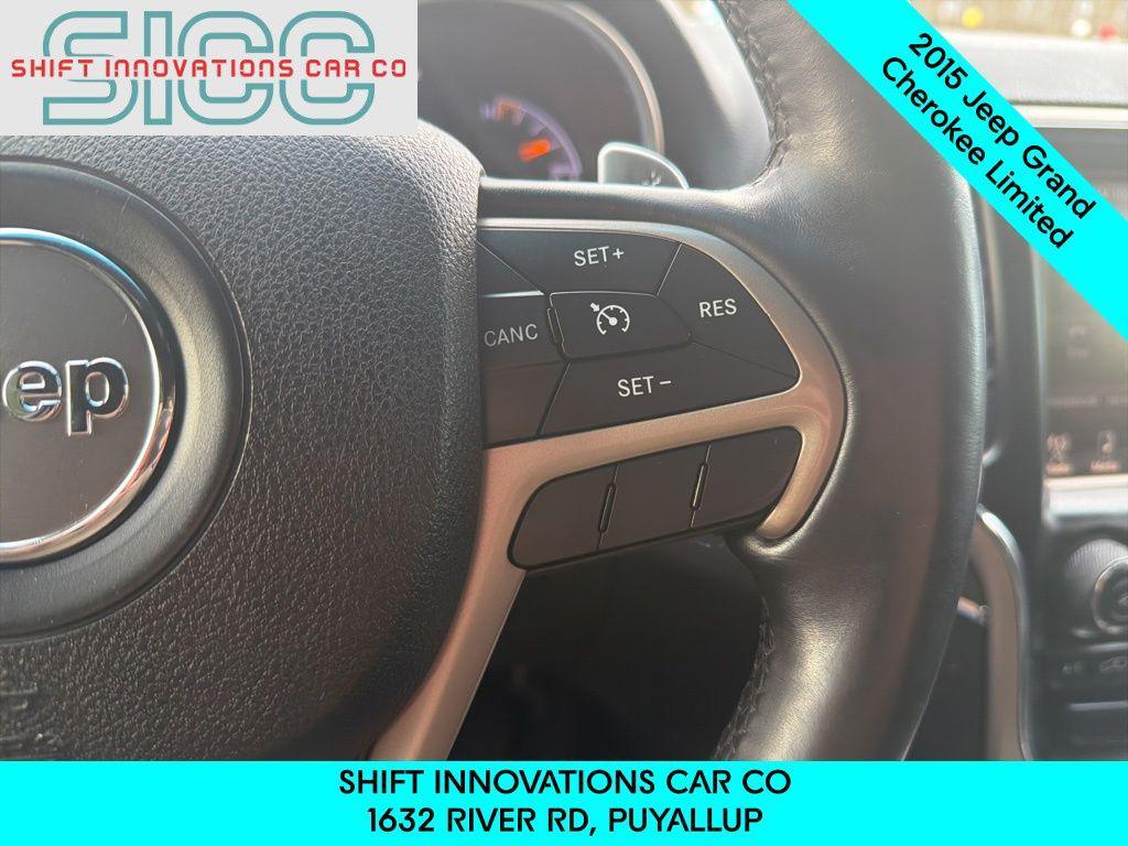 used 2015 Jeep Grand Cherokee car, priced at $9,729