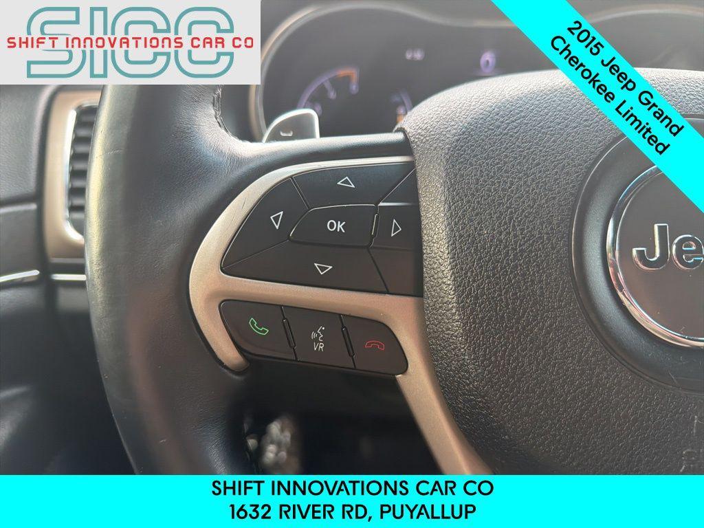 used 2015 Jeep Grand Cherokee car, priced at $9,729