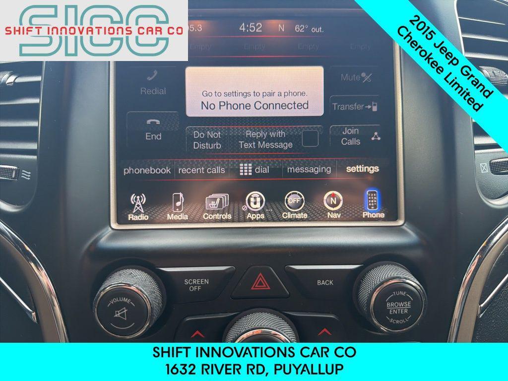 used 2015 Jeep Grand Cherokee car, priced at $9,729