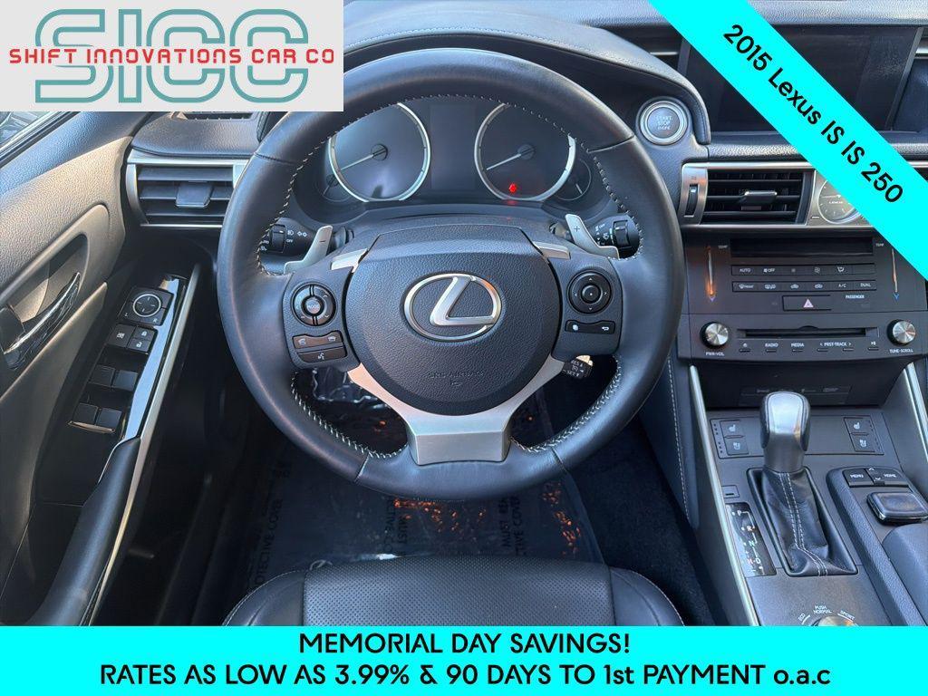 used 2015 Lexus IS 250 car, priced at $17,999