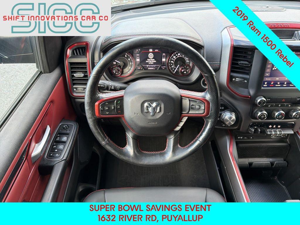 used 2019 Ram 1500 car, priced at $28,928