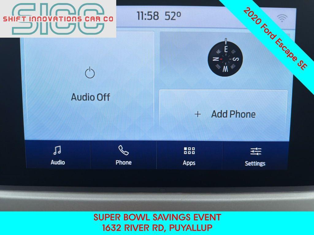 used 2020 Ford Escape car, priced at $11,866