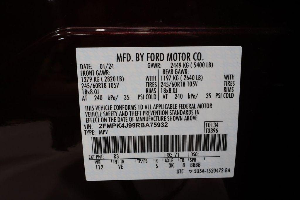 2024 Burgundy Velvet Metallic Tinted Clearcoat Ford Edge