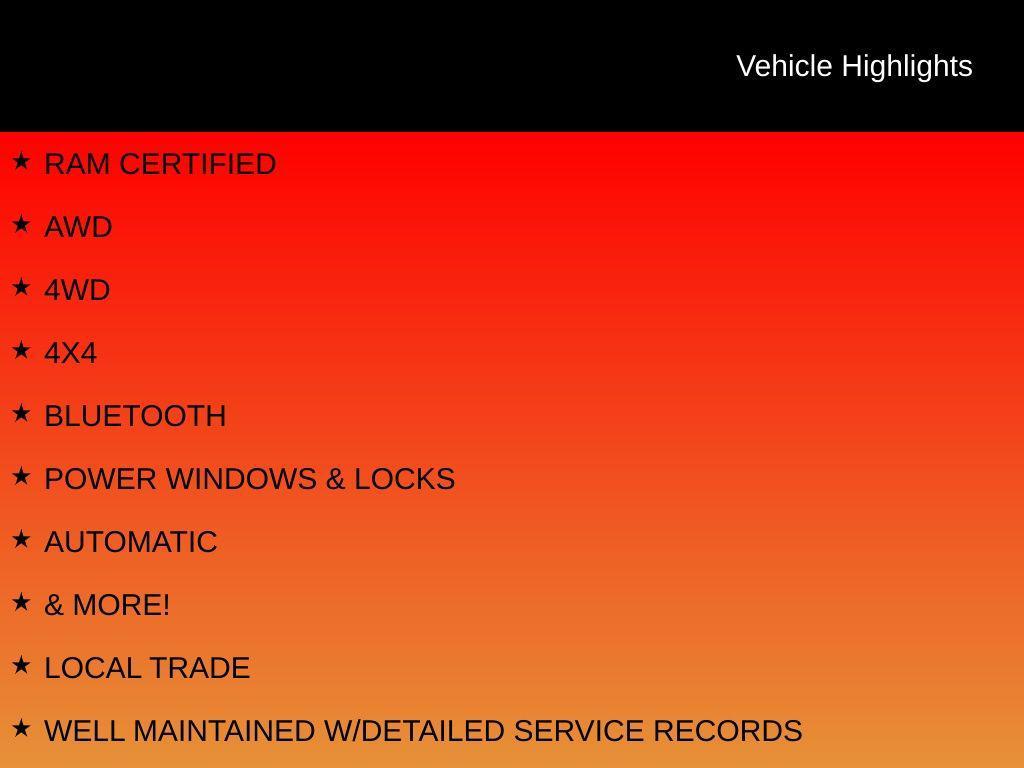 used 2025 Ram 1500 car, priced at $43,498