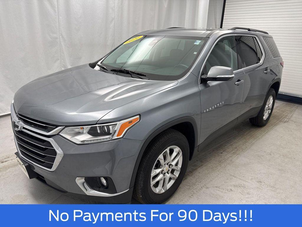 used 2021 Chevrolet Traverse car, priced at $23,498