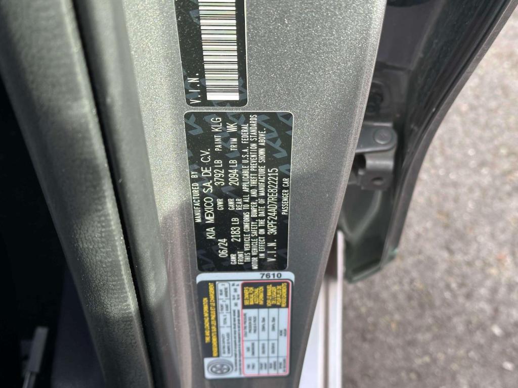 used 2024 Kia Forte car, priced at $14,991