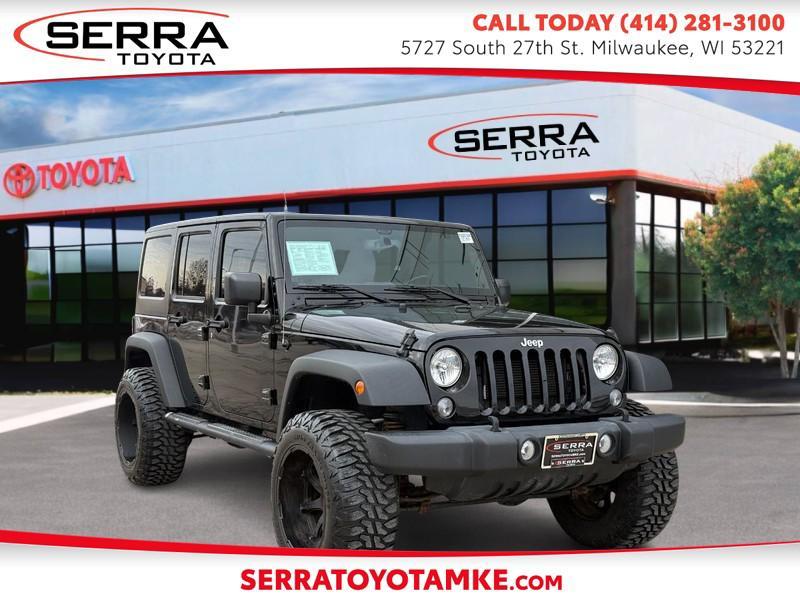 used 2017 Jeep Wrangler Unlimited car, priced at $20,997