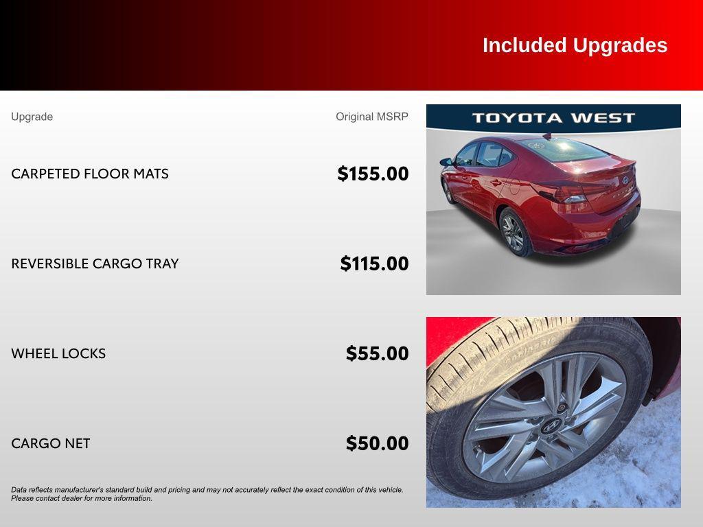 used 2020 Hyundai Elantra car, priced at $12,095