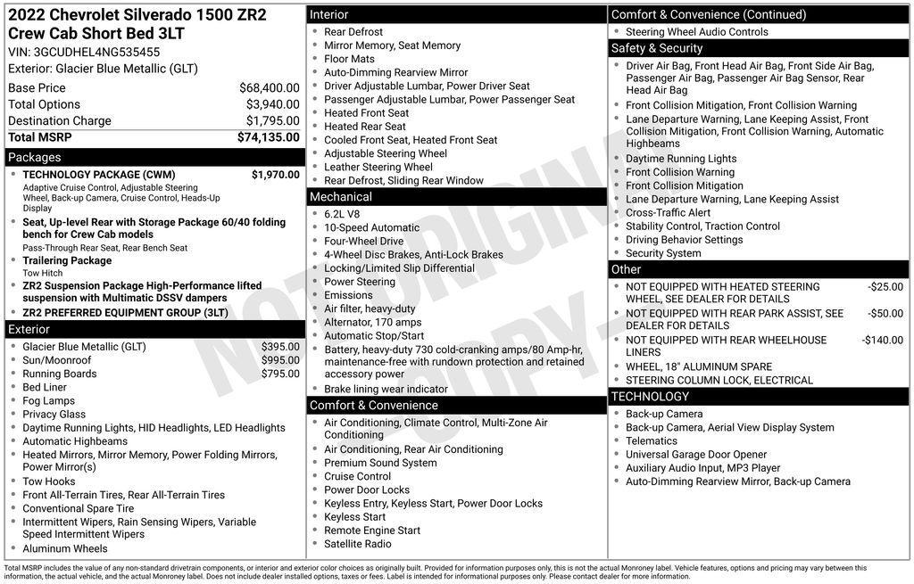 used 2022 Chevrolet Silverado 1500 car, priced at $48,528