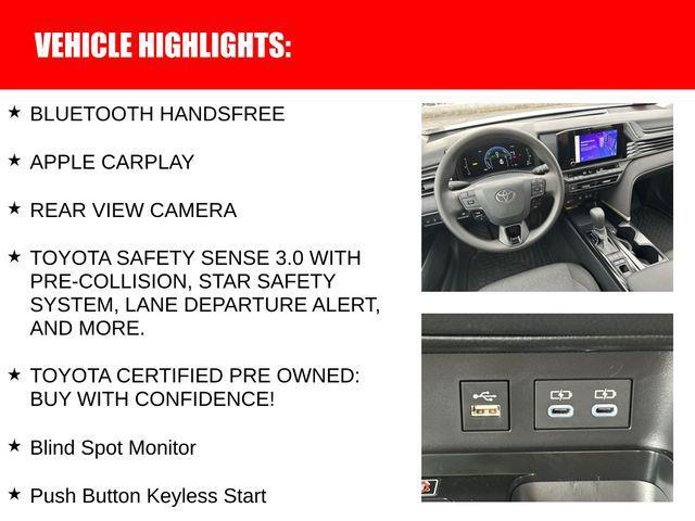 used 2025 Toyota Camry car, priced at $27,942