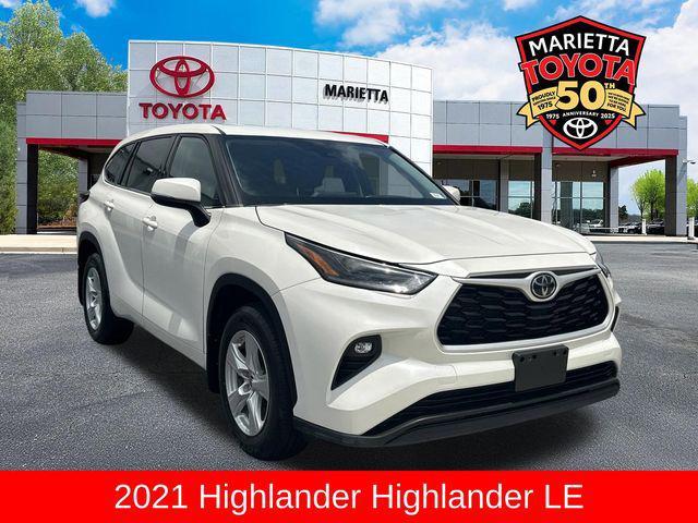 used 2021 Toyota Highlander car, priced at $28,693
