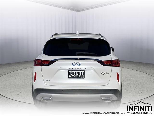 new 2025 INFINITI QX50 car, priced at $43,682