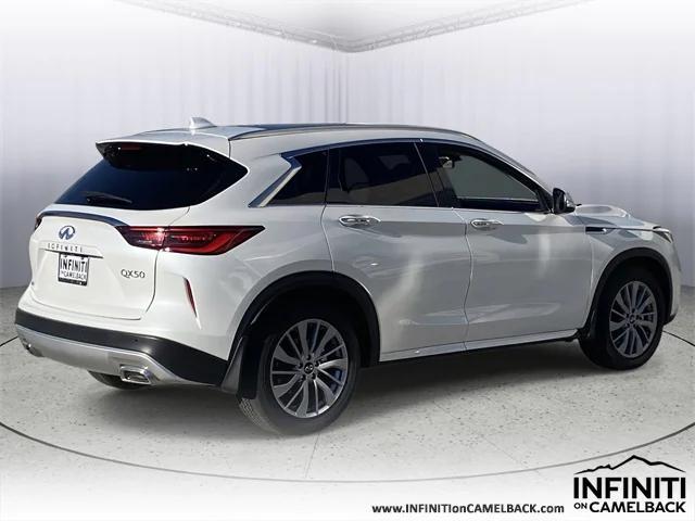 new 2025 INFINITI QX50 car, priced at $43,682