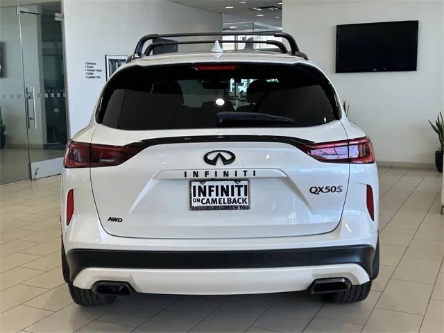 used 2025 INFINITI QX50 car, priced at $39,999