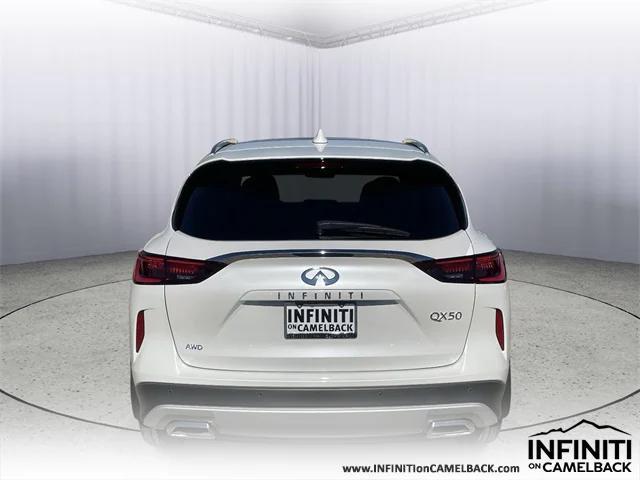 new 2025 INFINITI QX50 car, priced at $43,682