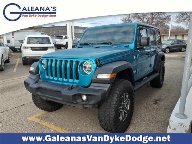 used 2020 Jeep Wrangler Unlimited car, priced at $23,682