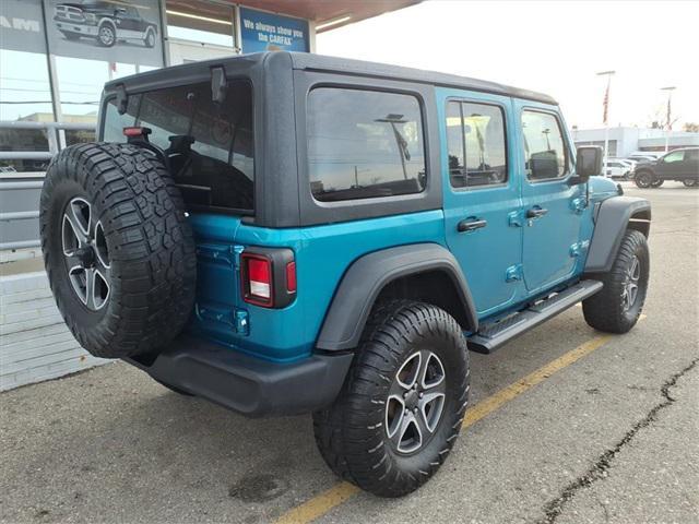 used 2020 Jeep Wrangler Unlimited car, priced at $23,682