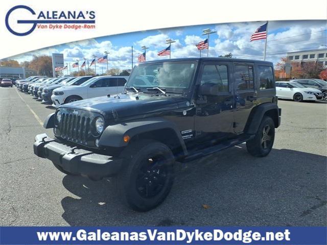 used 2017 Jeep Wrangler Unlimited car, priced at $19,600