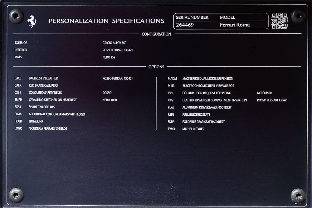 used 2021 Ferrari Roma car, priced at $189,900