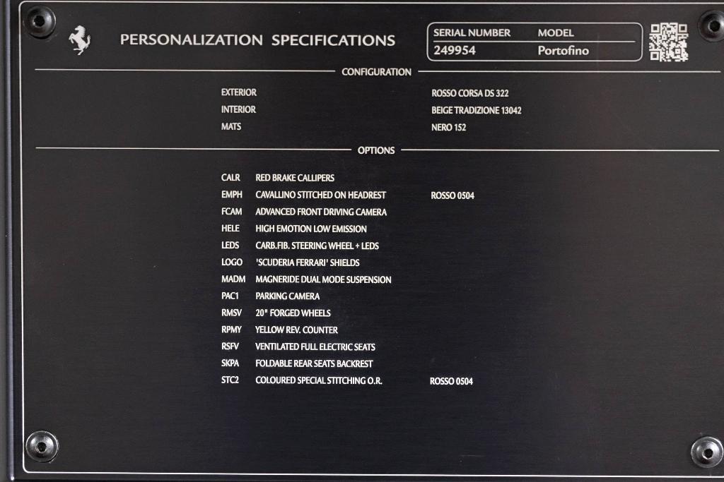 used 2020 Ferrari Portofino car, priced at $219,900