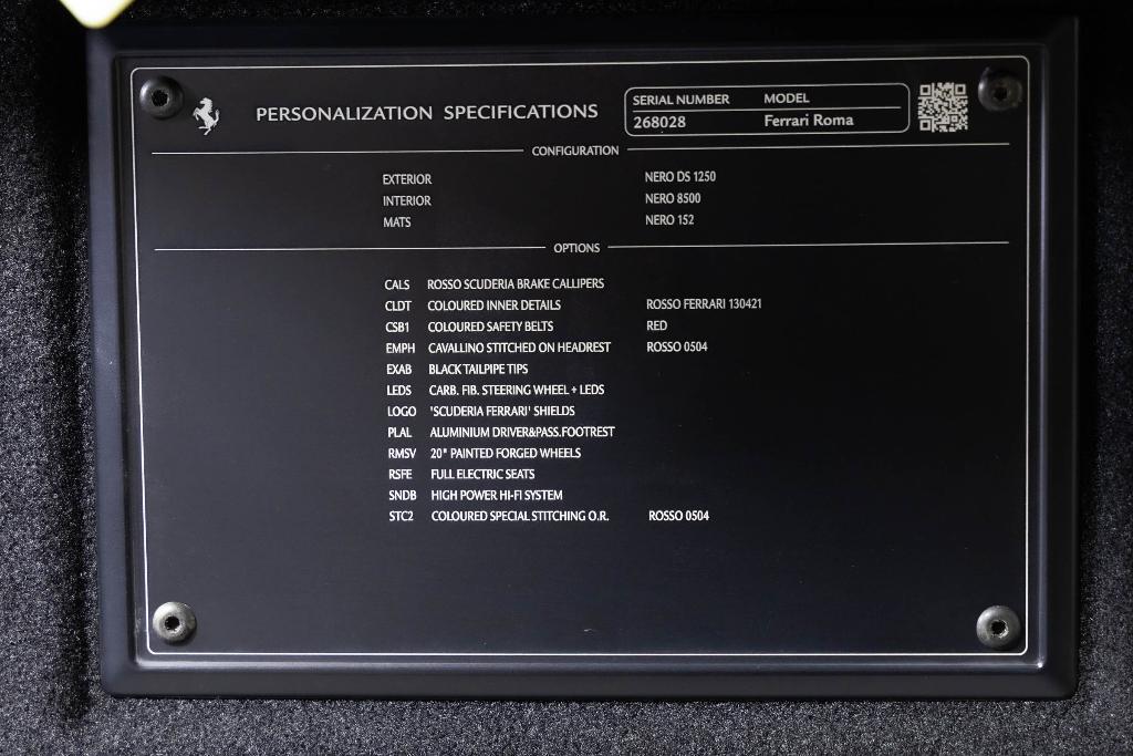 used 2021 Ferrari Roma car, priced at $199,900