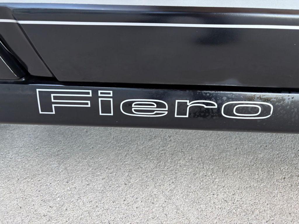 used 1987 Pontiac Fiero car, priced at $17,997