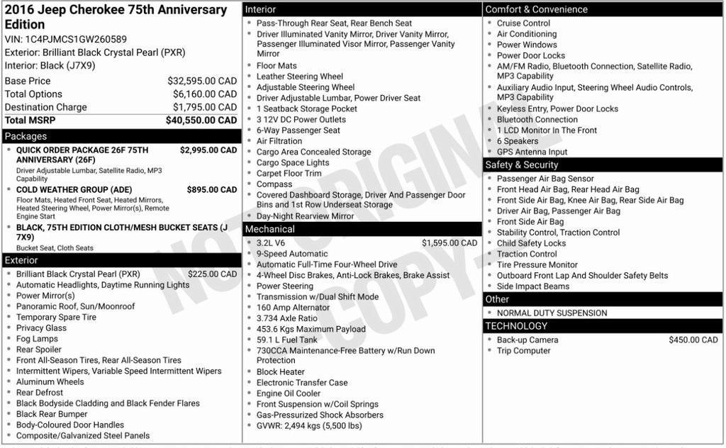 used 2016 Jeep Cherokee car, priced at $7,430