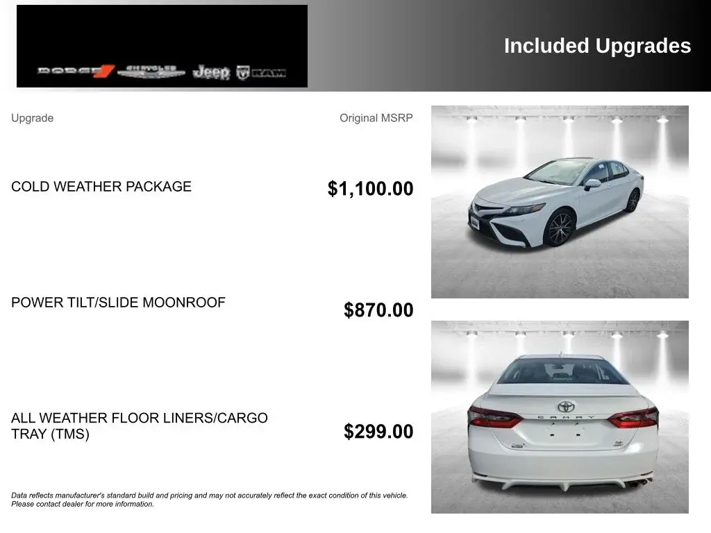 used 2023 Toyota Camry car, priced at $29,399