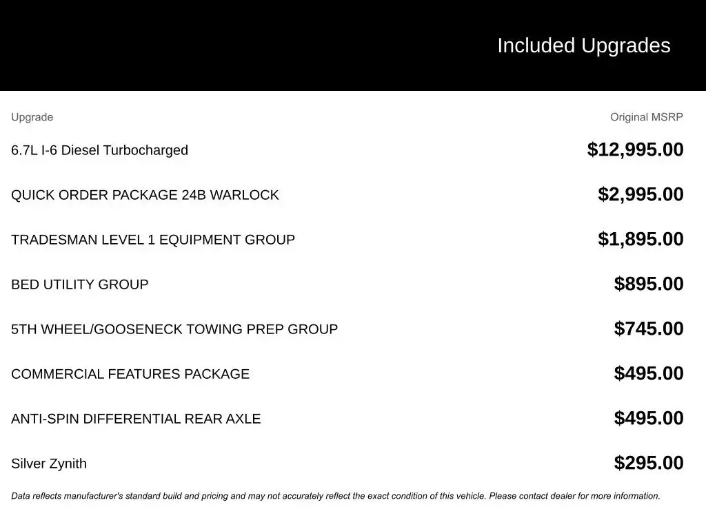 new 2026 Ram 2500 car, priced at $72,661