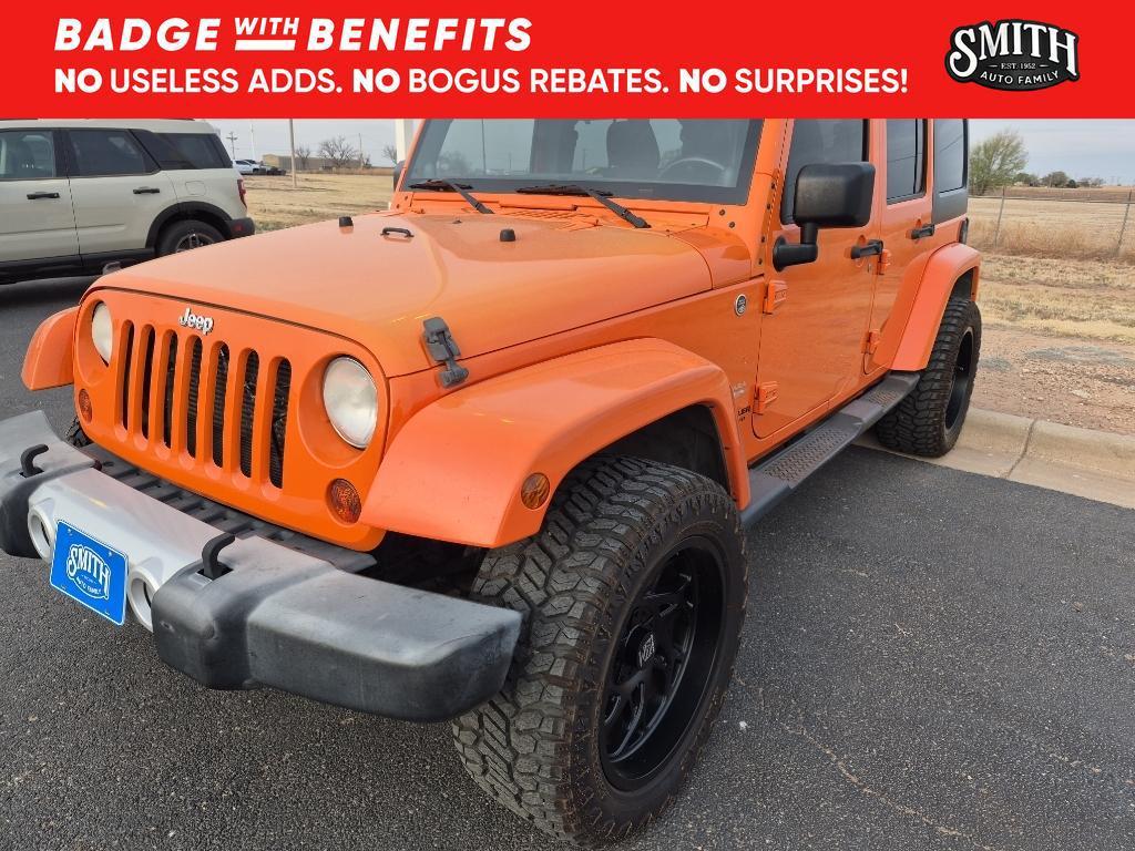 used 2012 Jeep Wrangler Unlimited car, priced at $12,125