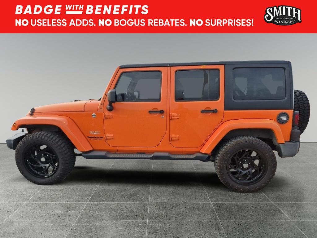 used 2012 Jeep Wrangler Unlimited car, priced at $12,125