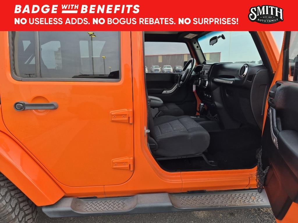 used 2012 Jeep Wrangler Unlimited car, priced at $12,125