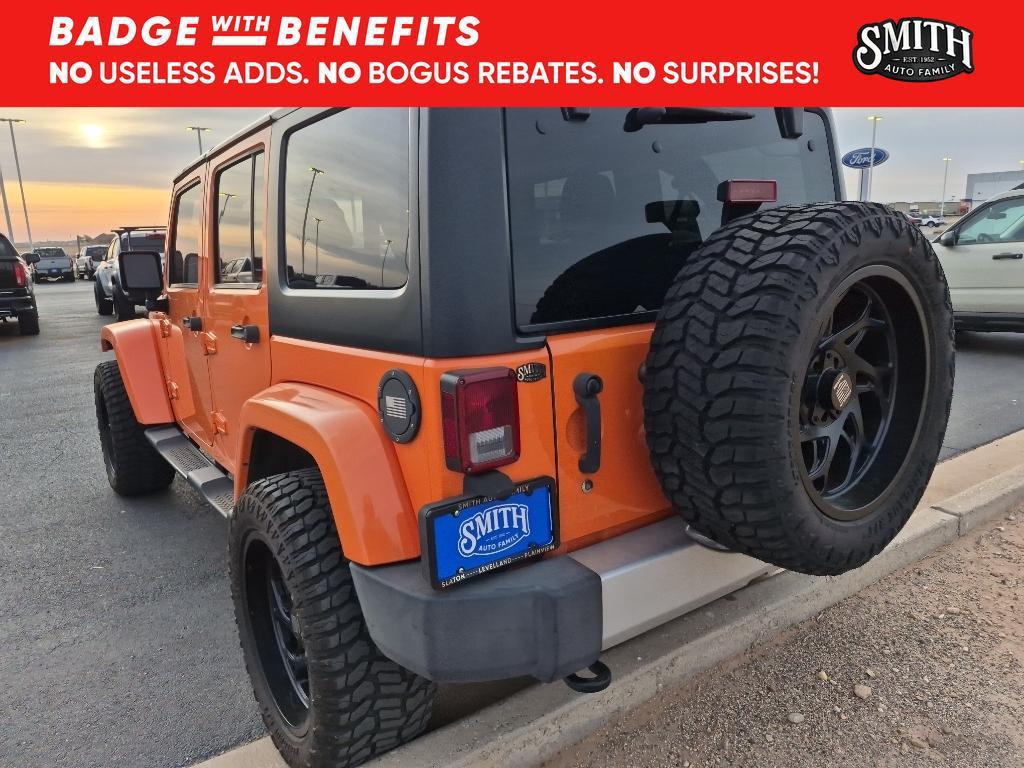 used 2012 Jeep Wrangler Unlimited car, priced at $12,125