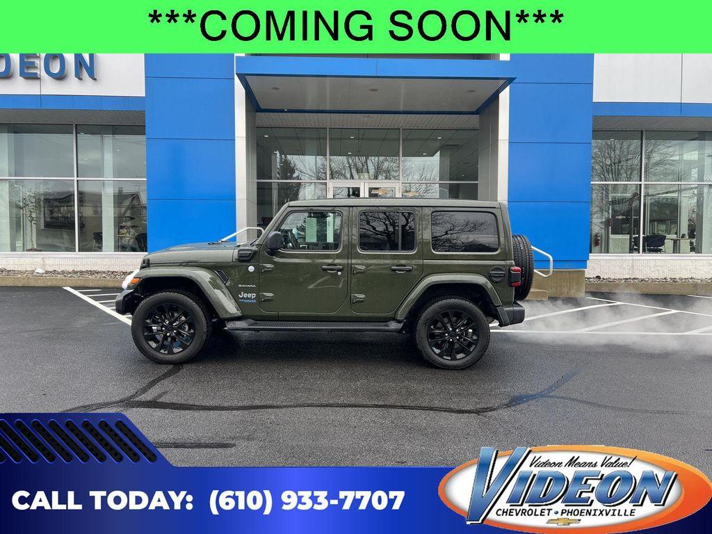 used 2022 Jeep Wrangler Unlimited 4xe car, priced at $29,775