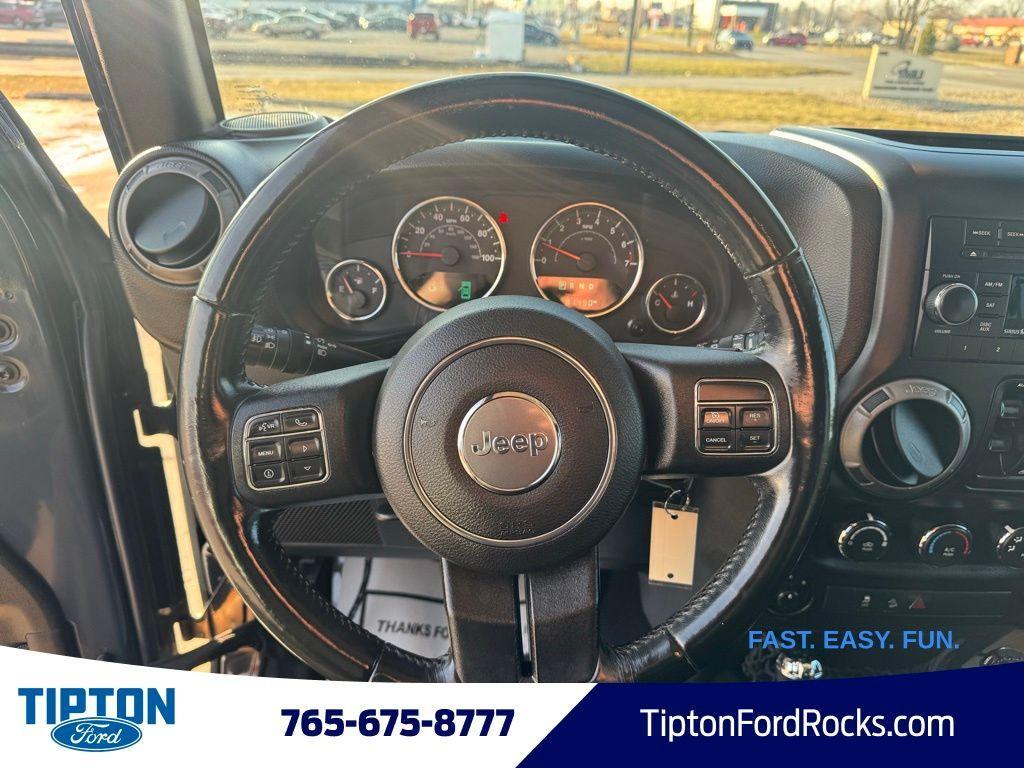 used 2017 Jeep Wrangler Unlimited car, priced at $18,686