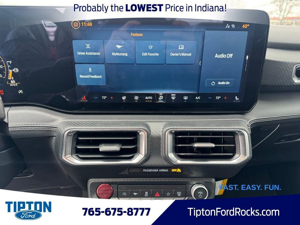 new 2025 Ford Mustang car, priced at $43,780