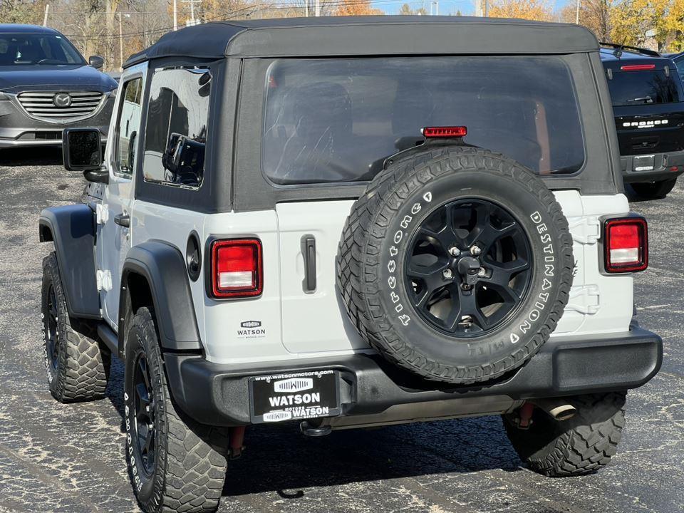 used 2021 Jeep Wrangler car, priced at $27,500