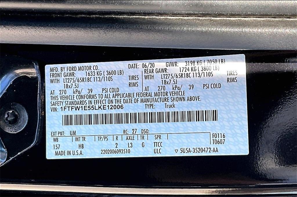 used 2020 Ford F-150 car, priced at $31,199