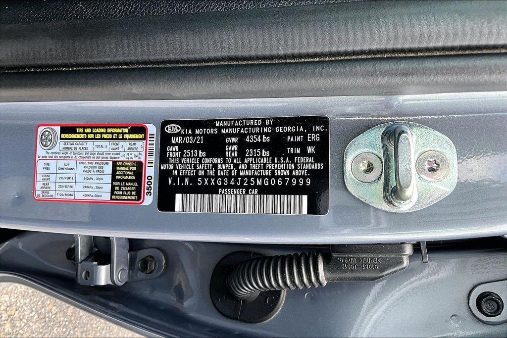 used 2021 Kia K5 car, priced at $19,714