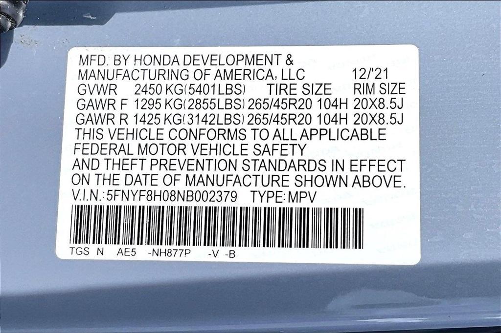 used 2022 Honda Passport car, priced at $25,899