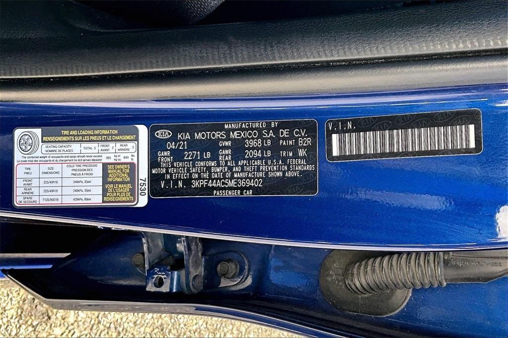 used 2021 Kia Forte car, priced at $14,799