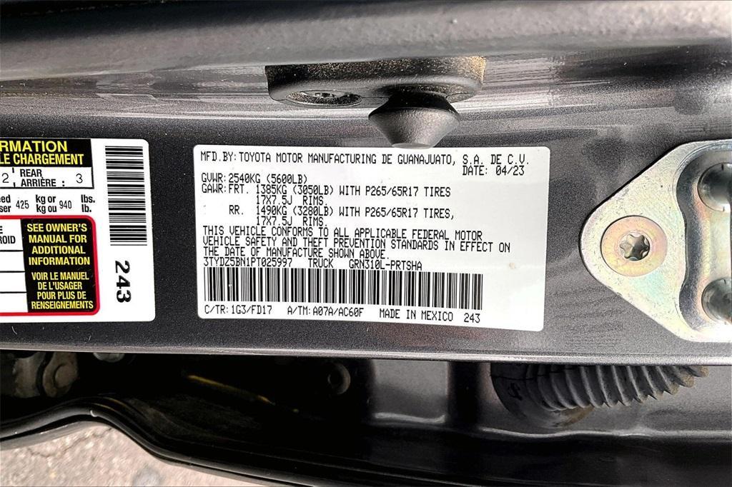 used 2023 Toyota Tacoma car, priced at $35,999