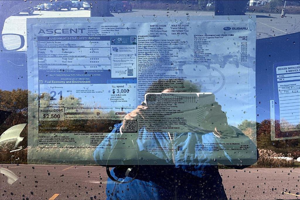 new 2025 Subaru Ascent car, priced at $52,175