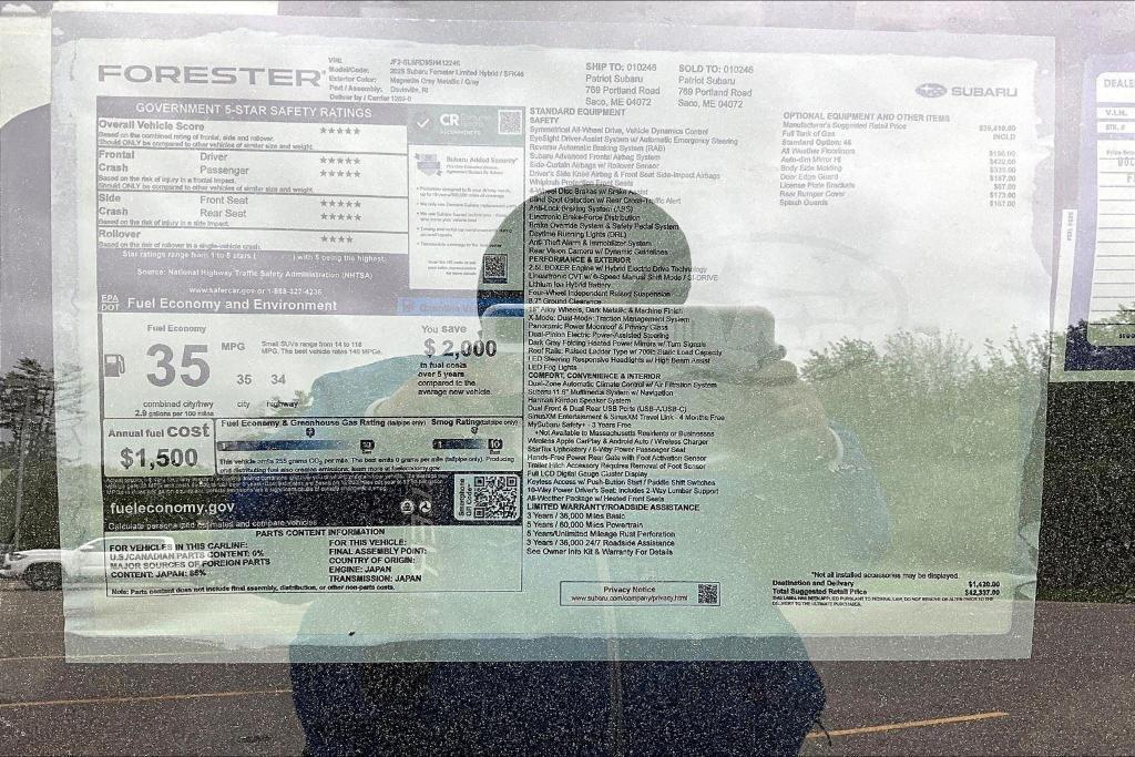 new 2025 Subaru Forester Hybrid car